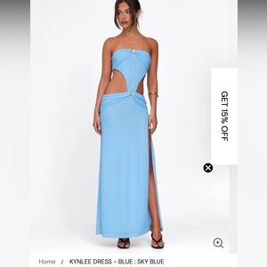 TigerMist Kynlee Dress Sky Blue